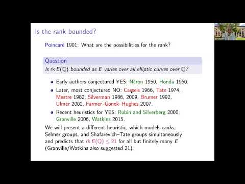 Bjorn Poonen, Heuristics