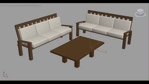 # 3ds Max # 3D MODELING Tutorials # Beginners # how To make Wooden Sofa# Easy Video Tutorial
