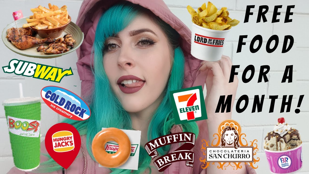 Collecting all my FREE BIRTHDAY FOOD (Australia 2020) - YouTube