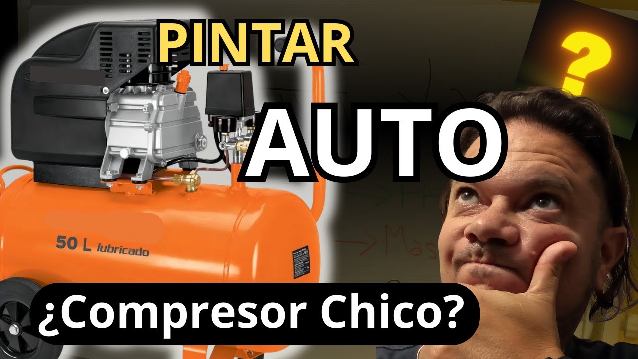 ¿Se Puede Pintar Un Auto Completo Con Compresor Chico?