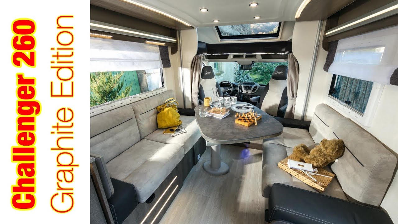 Challenger Graphite 260: le secret de sa compacité, c'est son lit de plafond