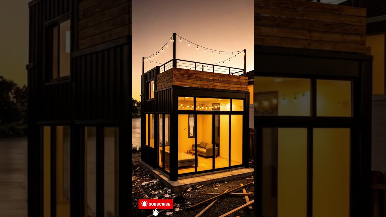 From Ruin to Modern Haven — Time-Lapse Tiny House Transformation 