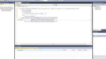 Ejercicios visual basic