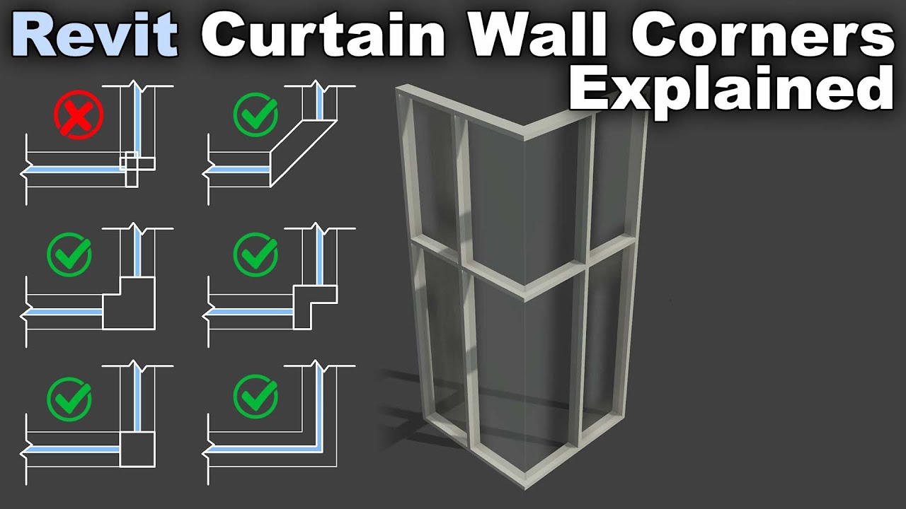 How to join curtain wall corners in revit 202 infoupdate