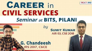 Sumit Kumar AIR 53, CSE 2018 | G Chandeesh AIR 245, CSE 2017 | BITS Pilani