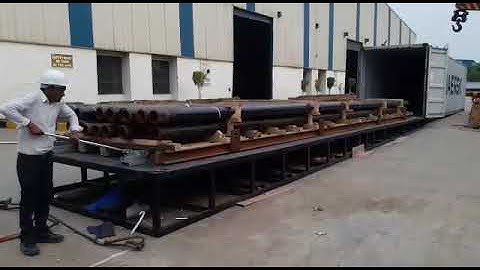 Automated Container Loading of Pipes