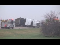 Raw Video: Semi rollover on Archer rd