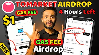 GAS FEE for Tomarket AirDrop or Snapshot Claim | Tomarket Airdrop Withdrawal thumbnail