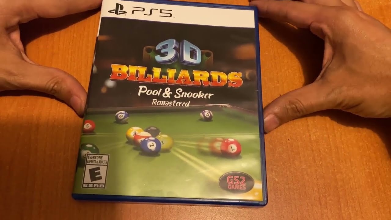 3D Billiards: Pool and Snooker Remastered GameStop Exclusive - PlayStation 5