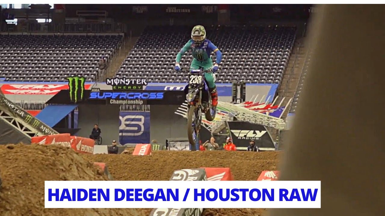 Haiden Deegan, Tom Vialle & more - Houston Supercross 2023 - RAW PRACTICE