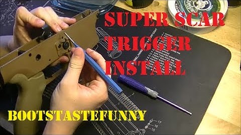 Geissele super SCAR trigger install