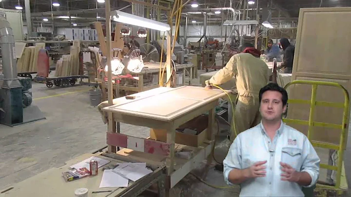 How the Panels in cabinet doors are sanded