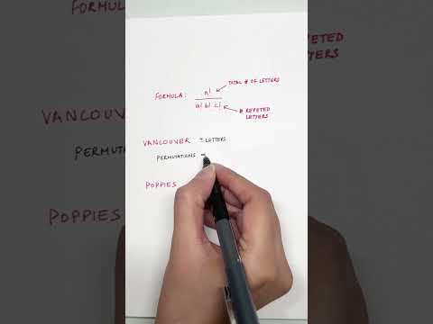 Permutations and Combinations