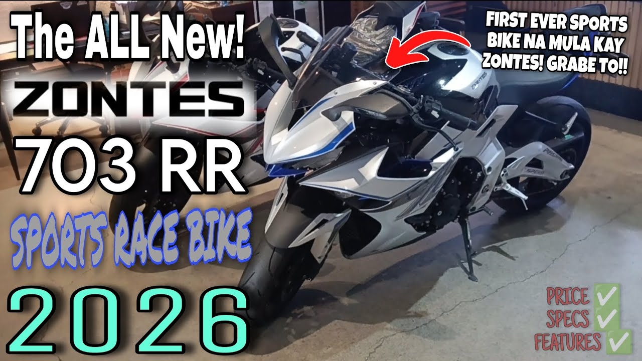 The ALL New Zontes 703 RR (Sports Race Bike) 2026 | Zontes Motorcycles ...