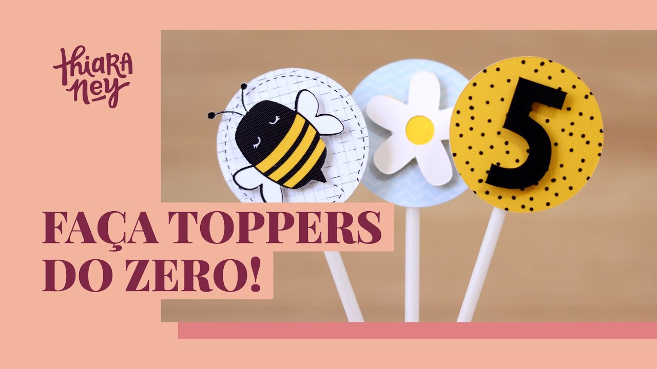 Crie toppers para doces usando o Silhouette Studio gratuito