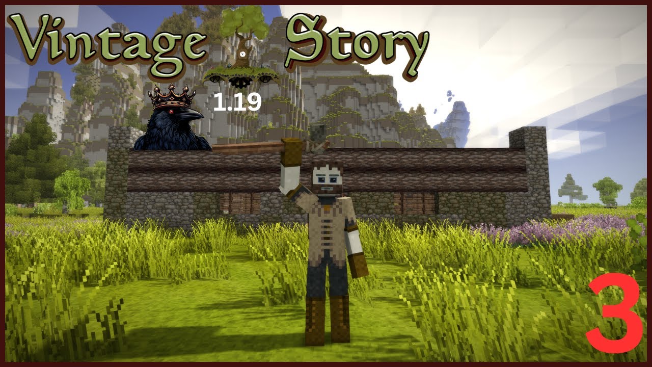 Building our First House and Hunting Copper | Vintage Story 1.19 | EP 3 ...