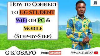 How to Connect to UG Student WiFi on PC & Mobile (Easy Guide) #universityofghana #wifi screenshot 5