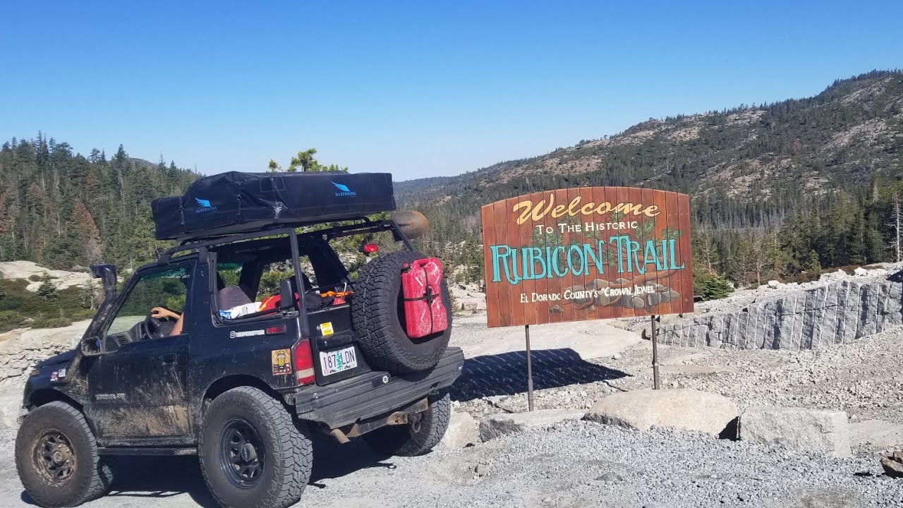Driving the Overland Geo Tracker to the Rubicon Trail for Zukicon 2022.