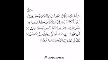 القارئ ماهر المعيقلي - سورة الأعراف - من الآية 65 إلى الآية 68
