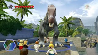 How To Glitch EVEN LARGER Dinosaurs Through The Gates!! | Lego Jurassic World (Rich Gamer75282)
