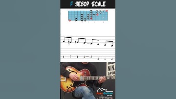 Jazz Guitar Scales - The F Bebop Scale Across The Entire Neck