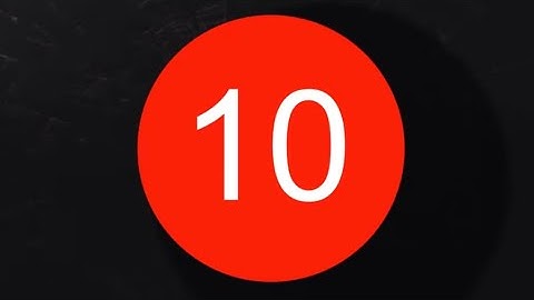 COUNTDOWN TIMER 10 sec CLOCK ( v 172 ) countdown shatter timer with sound effects 4k ultraHD!