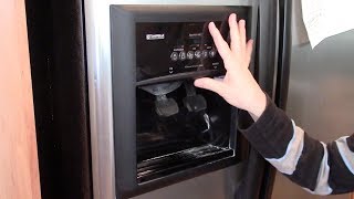 How to fix a dripping water dispenser  refrigerator repair Kenmore Whirlpool Supco