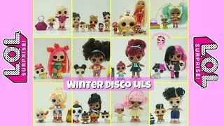 LOL Surprise Winter Disco Lils Complete Set with Weight Hacks Color Changing Pets and Lils