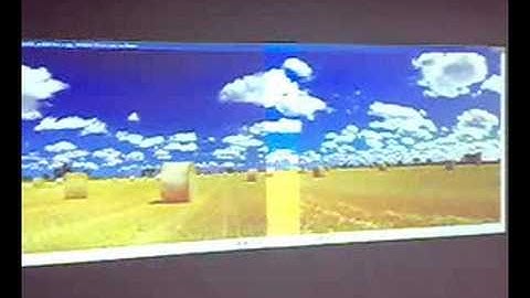 Combine projections process with edge blending