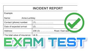 Incident Report  Ielts fever listening test 9 with answers