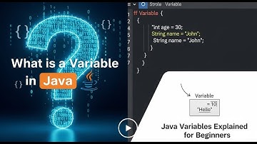 What is a Variable in Java | Java Variables Explained for Beginners