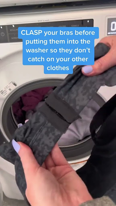 💸 Bra itu mahal! Jaga agar tetap bagus saat dicuci.
