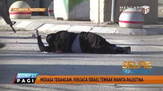 Ingin Serang Penjaga, Wanita Palestina Ditembak