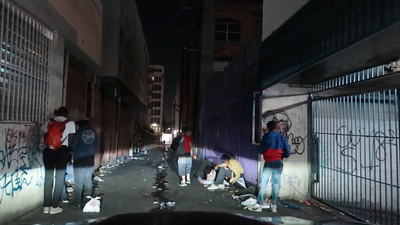 LOS ANGELES SCARIEST / WEIRDEST STREETS AT NIGHT