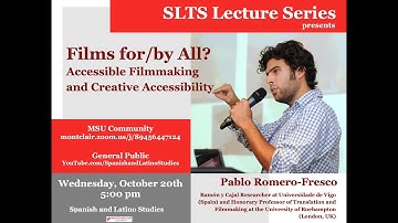 Films for/by All? Accessible Filmmaking and Creative Accessibility