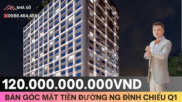 Bán góc 2 mặt tiền đường Nguyễn Đình Chiểu Quận 1, CTXD: H+7Tâng, giá chỉ 683tr/m2 #buildingquan1