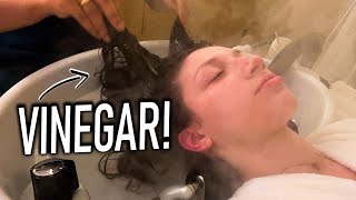 I did the 7-STEP HAIR TREATMENT and its royal
Yes Lindas, this hair treatment took 7 steps and 3 hours to complete and involved all sorts of masks, scrubs, oils and vinegar.
Follow me on Instagram: @joudi_d
Business Inquiries : Judydbusiness@gmail.com I did the 7-STEP HAIR TREATMENT and its royal