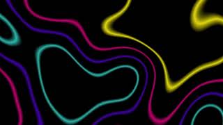 Abstract Rainbow Wave Pattern Screensaver - 1 Hour