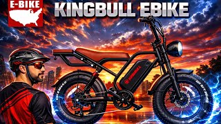 Kingbull Ranger Vintage Off Road Electric Bike - 864Wh (18Ah), Range: 80 Miles, 28 MPH, 750W Motor