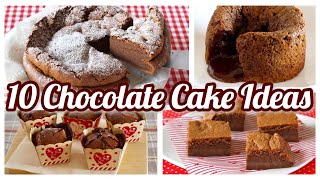 10 EASY Chocolate Cake Recipe Ideas | OCHIKERON | Create Eat Happy :)