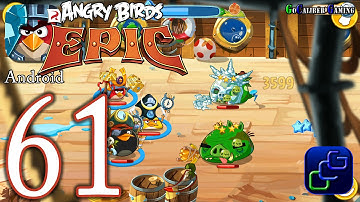 ANGRY BIRDS Epic Android Walkthrough - Part 61 - Cave 4: Cure Cavern 3-4