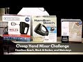 Cheap Hand Mixer Challenge ~ Hamilton Beach, Black & Decker & Mainstays ~ Hand Mixers Under $30