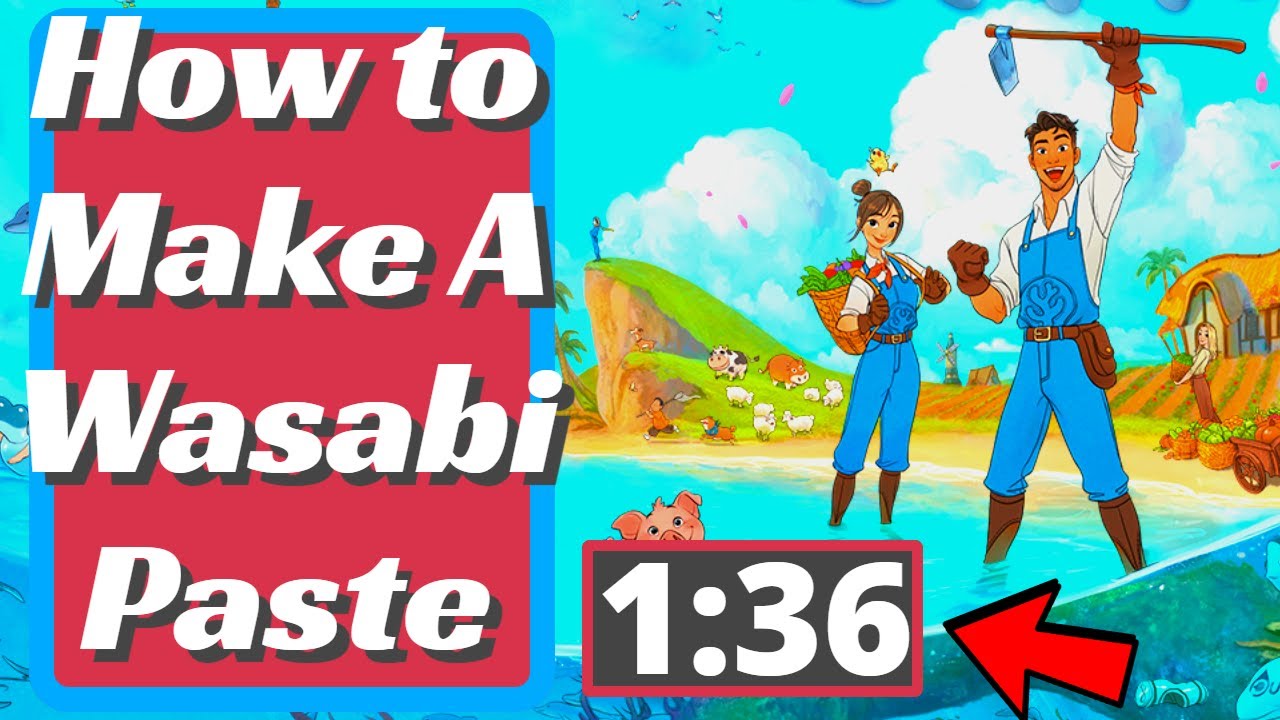 How To Make Wasabi Paste in Coral Island YouTube