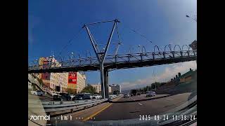 Алматы, пр.Аль-Фараби. Пробок нет. Солнечная погода. #almaty #kazakhstan #road #trip #traffic #city
