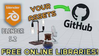 How to Host Your Blender Asset Library Online for Free with GitHub! Full Walkthrough