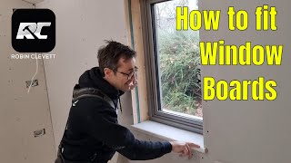 How to fit Window boards with and without power tools