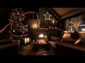 Christmas Ambience 24/7 with Fireplace & Wind Sounds to Sleep, Relax, Study