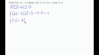 12x_L1_P9_F13 - Intermediate Algebra - Function Evaluation