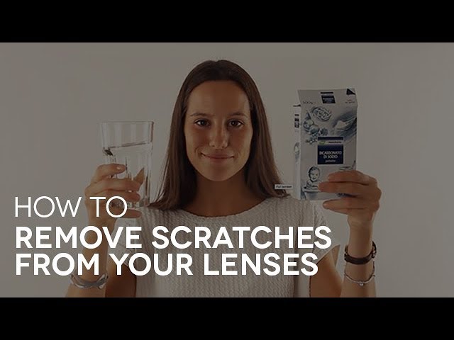 How to remove scratches from your glasses