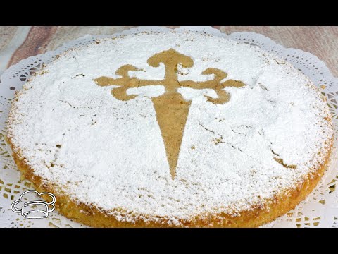 Tarta Santiago apta para celíacos - how to make tarta de santiago - spanish almond cake recipe